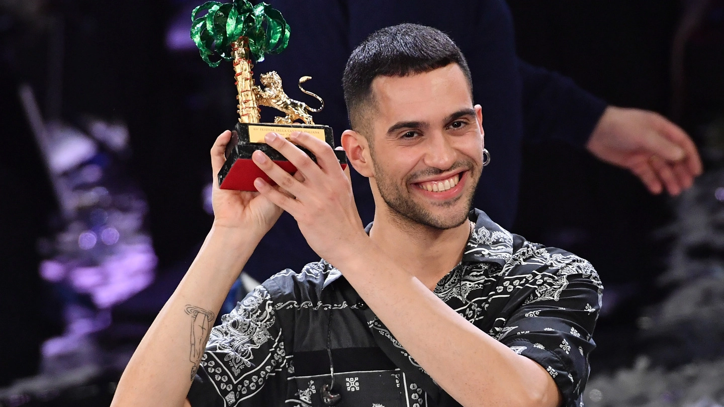 Mahmood, vincitore del 69esimo festival di Sanremo (Lapresse)