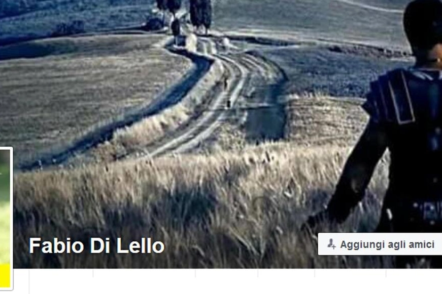 Un'immagine de 'Il gladiatore' sul profilo Facebook di Di Lello (Ansa)