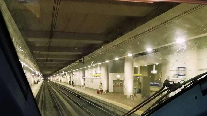 Linea per Venezia in stazione Av Bologna