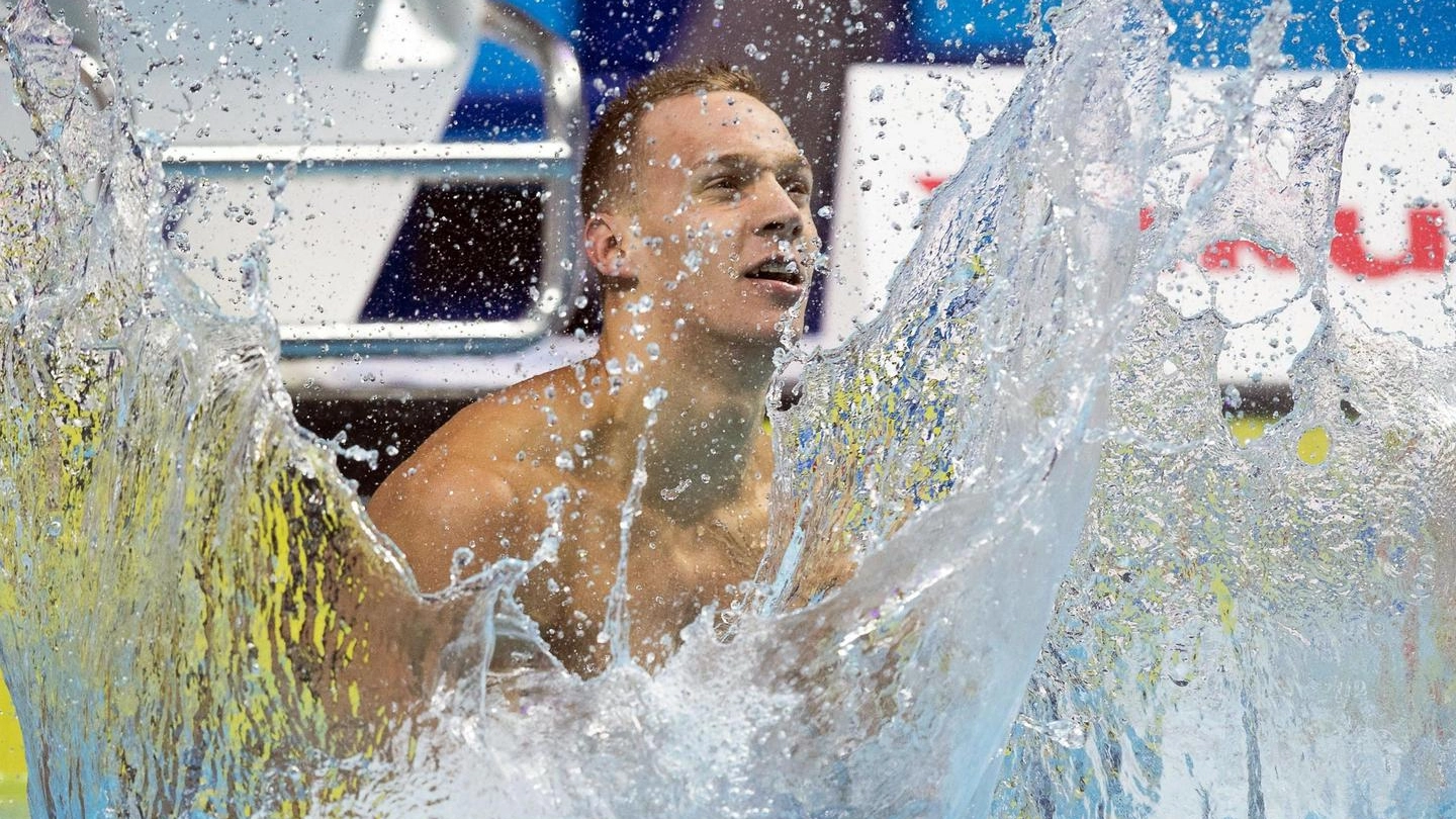 Mondiali di nuoto 2017, Caeleb Remel Dressel dure ori in pochi minuti (Ansa)