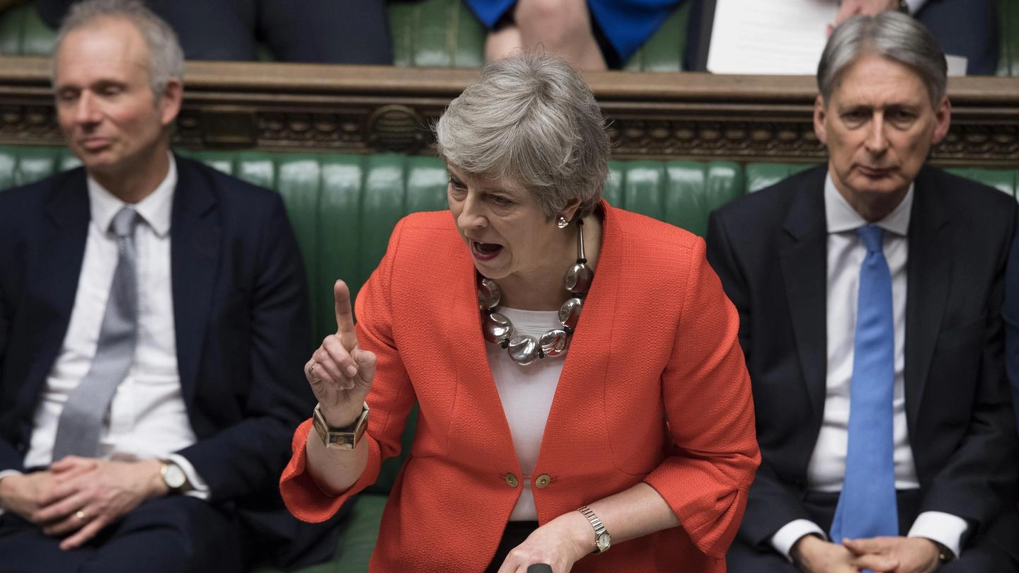 Theresa May incassa il no al suo accordo con la Ue per la Brexit (Ansa)