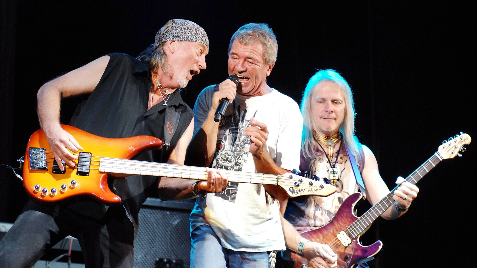 Deep Purple, Roger Glover, Ian Gillan e Steve Morse (Barbaglia)