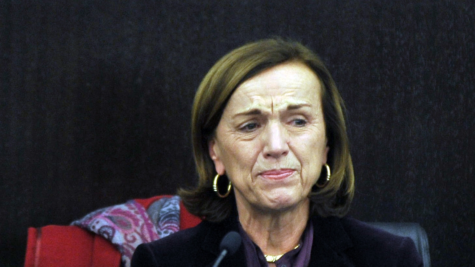 Dicembre 2011, la Fornero piange durante la conferenza stampa sulle misure di austerity 
