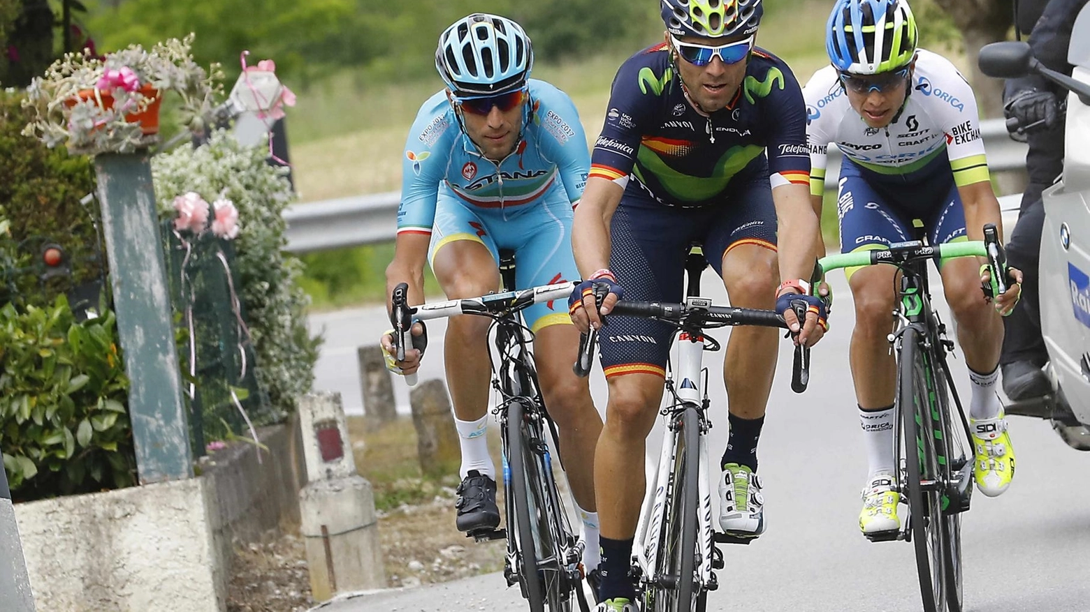 Nibali contro Valverde: dopo il Giro, il duello potrebbe ripetersi ai Giochi (LaPresse)