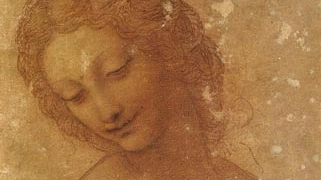 Leonardo, testa di leda,    castello sforzesco, 1510 c.