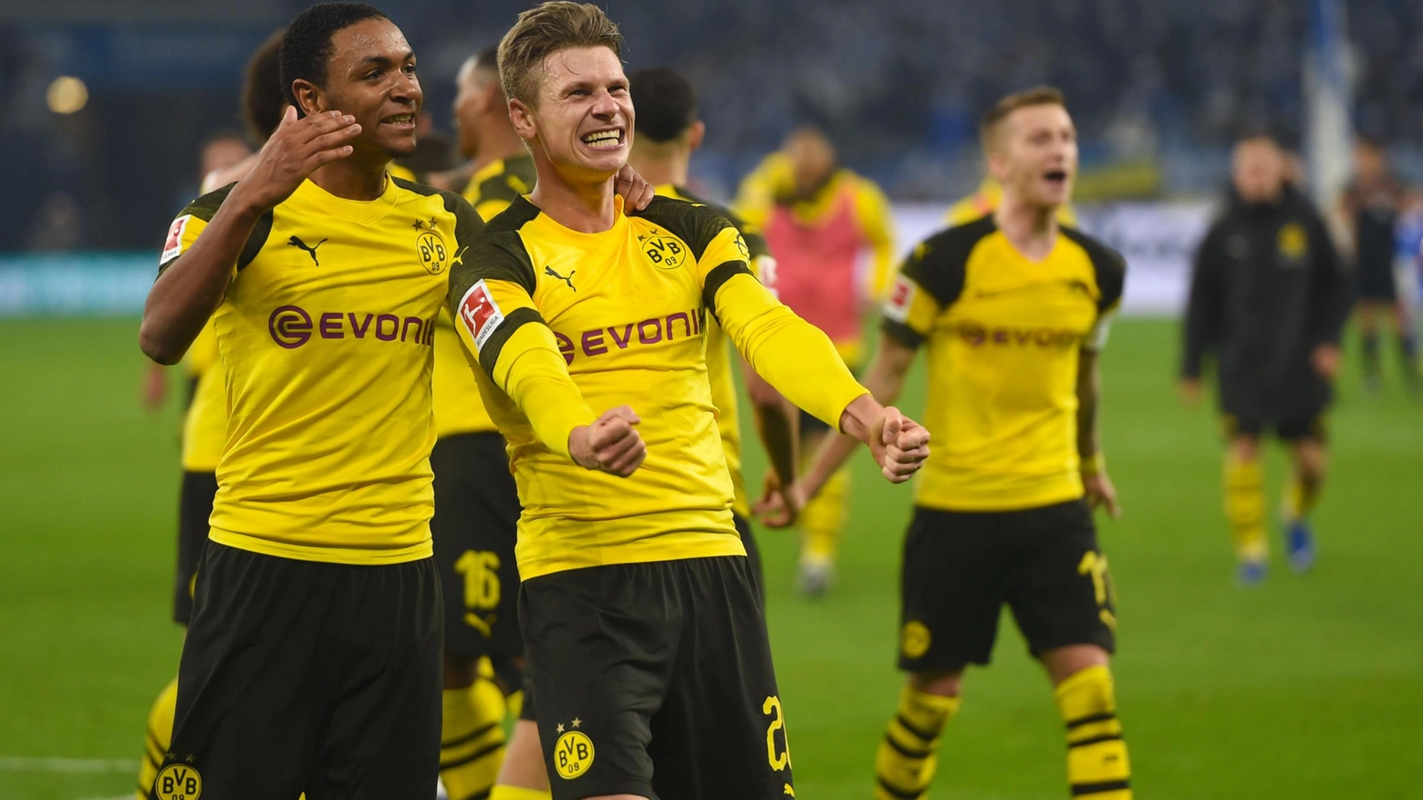 Esultanza Borussia Dortmund 