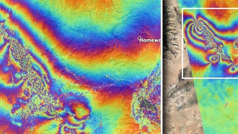 L'immagine della NASA che mostra come è cambiata la Terra dopo il sisma californiano