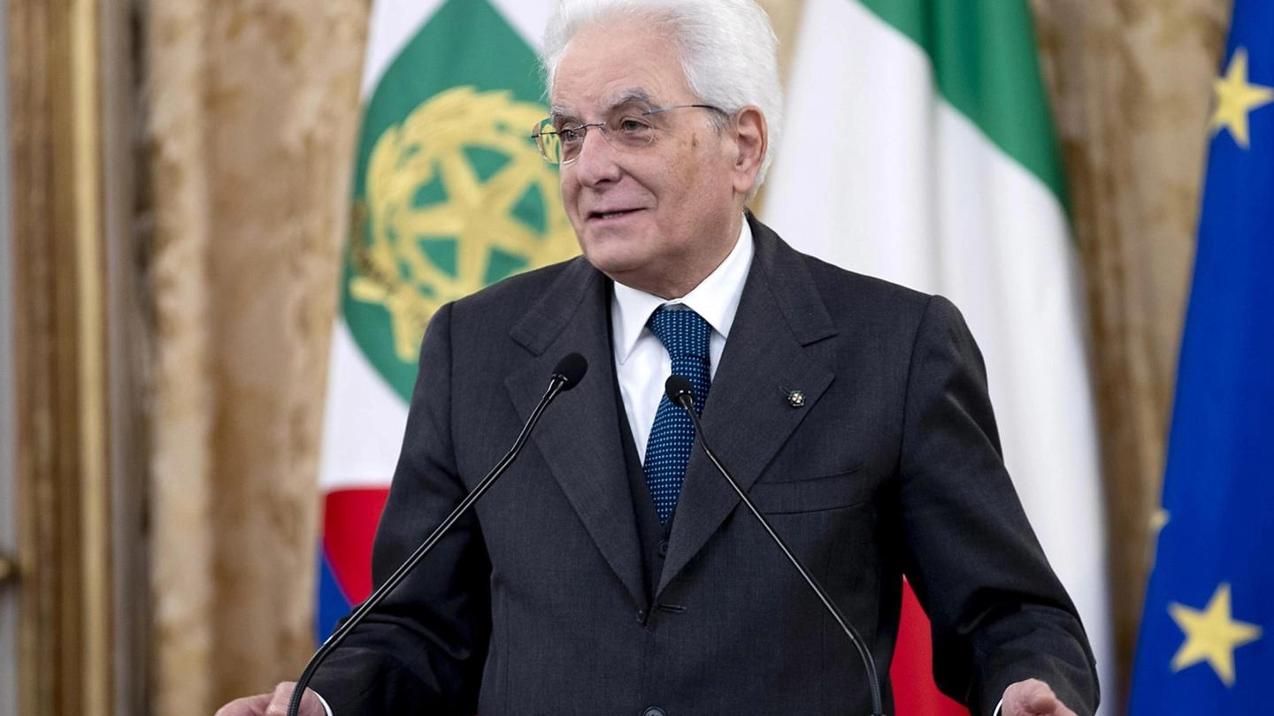 Il presidente della Repubblica Sergio Mattarella (Ansa) 