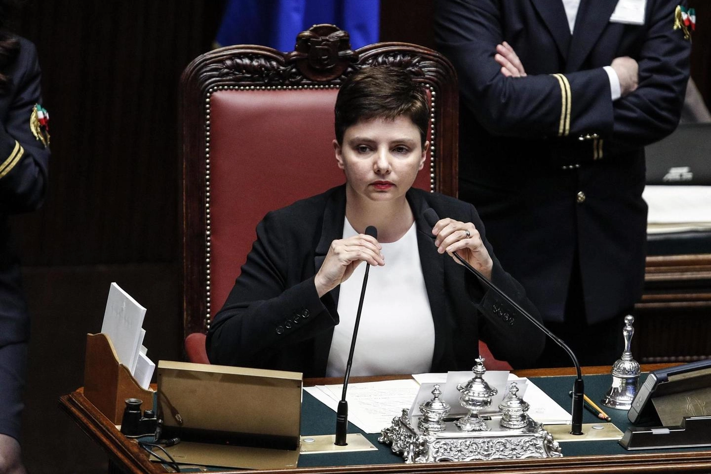 Maria Edera Spadoni, 43 anni, reggiana, vice presidente della Camera