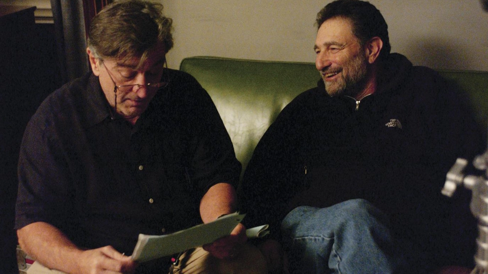 Eric Roth (a destra) insieme a Robert De Niro – Foto: LaPresse/Capital Pictures
