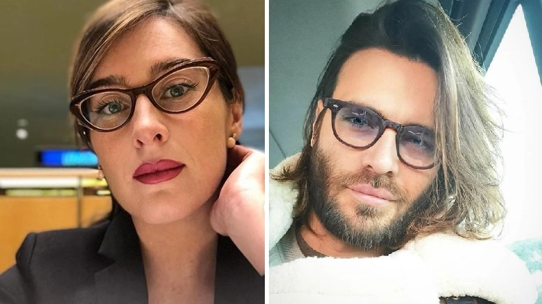 Maria Elena Boschi e Giulio Berruti (da Instagram)