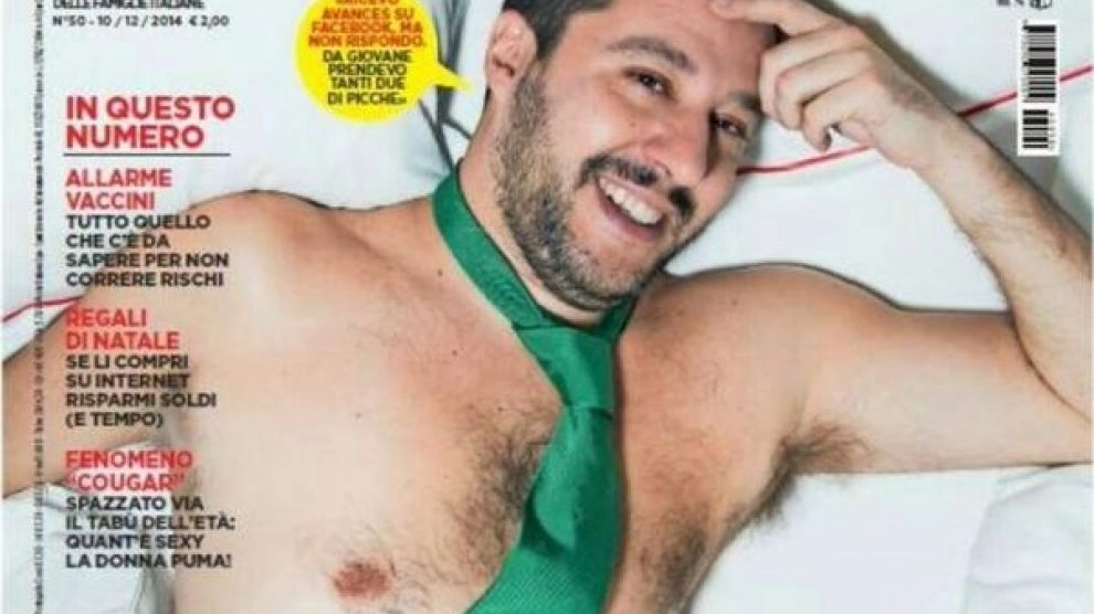 La copertina di Oggi con Matteo Salvini