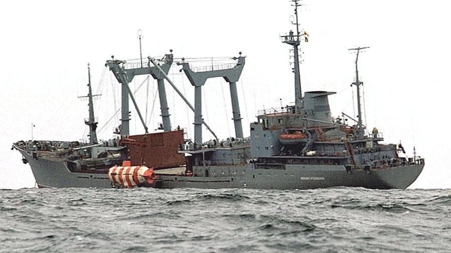 Il sottomarino di soccorso AS 34 in una foto militare russa 