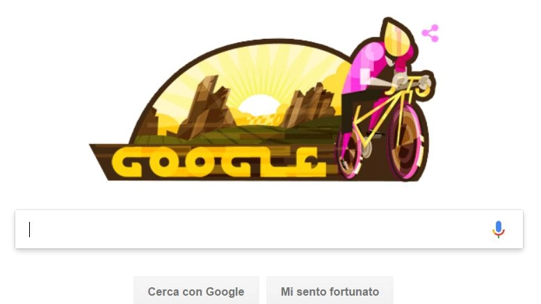 Giro d'Italia 2017, il doodle di Google
