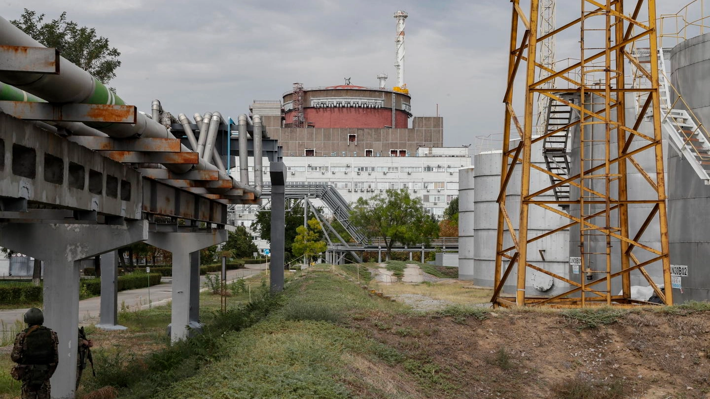 La centrale nucleare di Zaporizhzhia (Ansa)