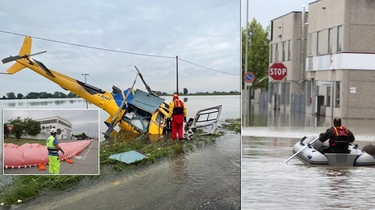 Diretta alluvione in Emilia Romagna 20 maggio 2023: elicottero caduto nel Ravennate. Oltre 36mila sfollati. Arriva Meloni: “La mia coscienza mi impone di tornare”
