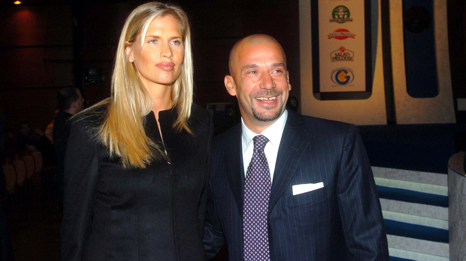 Gianluca Vialli con la moglie 