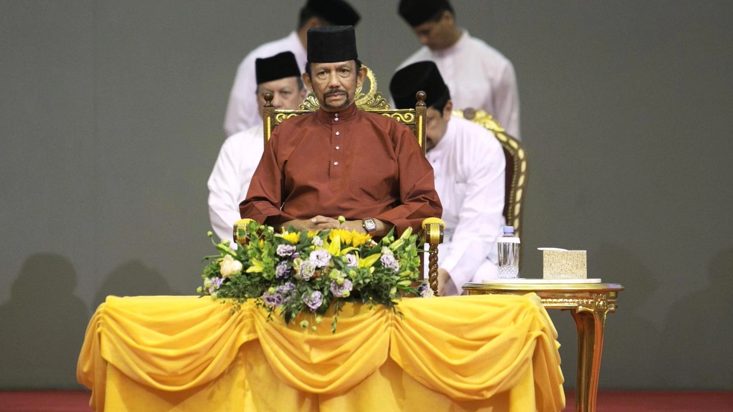 Il sultano del Brunei, Hassanal Bolkiah (Ansa)