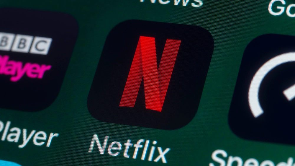 L'icona dell'app di Netflix su smartphone 