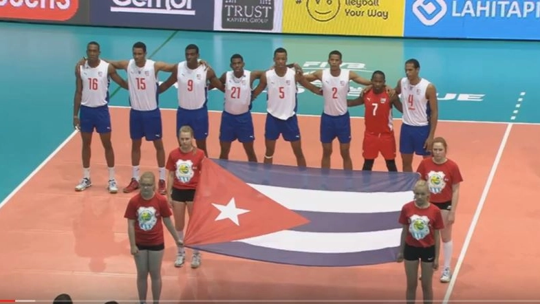La nazionale cubana di volley