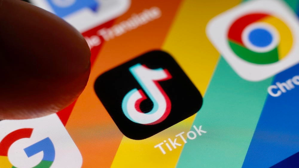 App di TikTok su smartphone