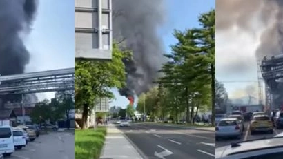 L'incendio nell'impianto chimico in Slovenia