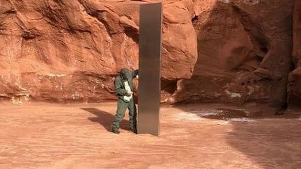 Il misterioso monolite di metallo trovato nel deserto dello Utah