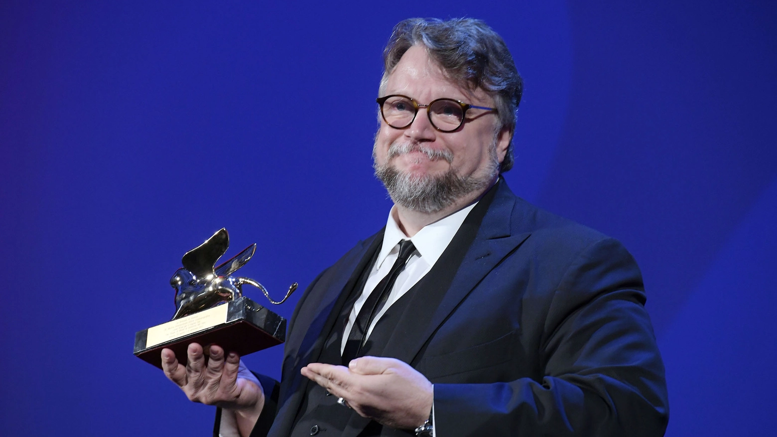 Guillermo del Toro, presidente giuria del 75/o Festival del Cinema di Venezia (LaPresse)