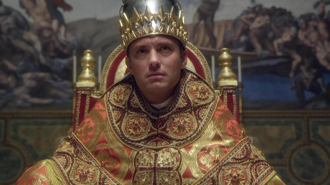 Jude Law in 'The young Pope' di Sorrentino (Ansa)