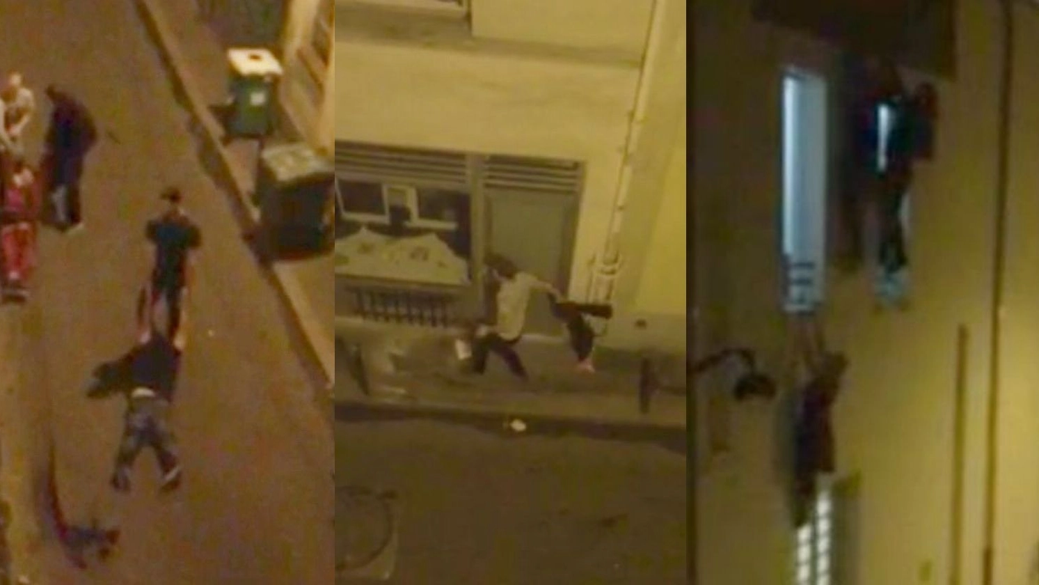 Il video della fuga dal Bataclan: amici trascinano feriti, gente appesa ai cornicioni