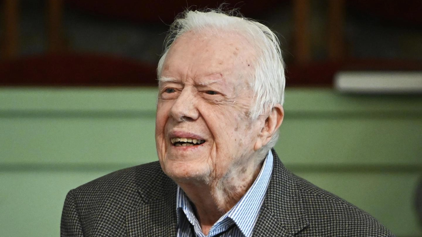 Jimmy Carter, 95 anni, ex presidente americano (Ansa)