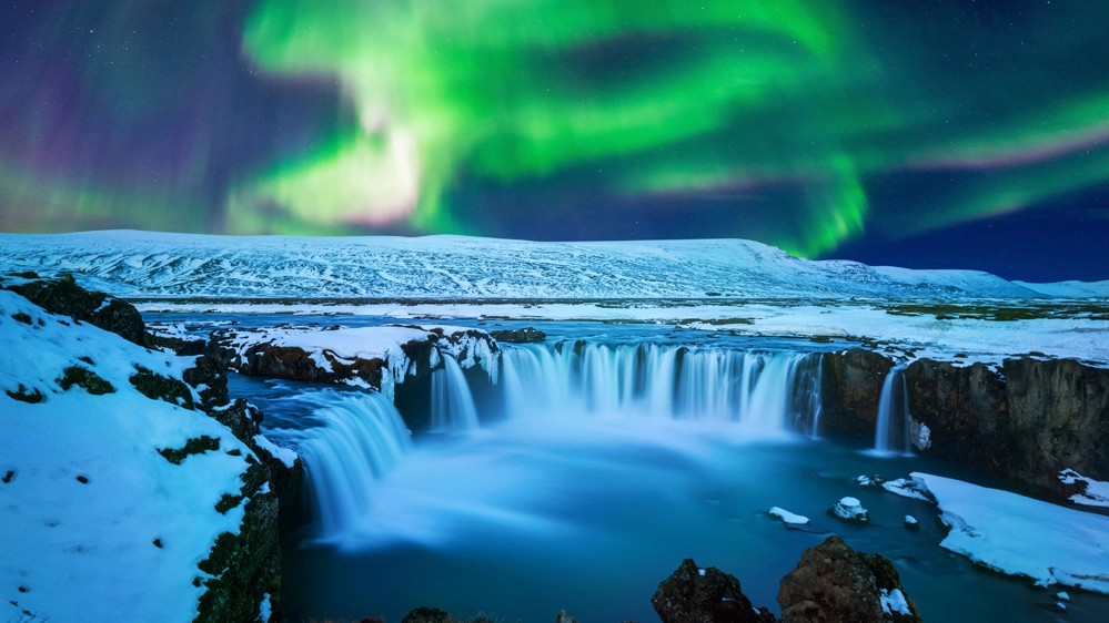 L'aurora boreale in Islanda