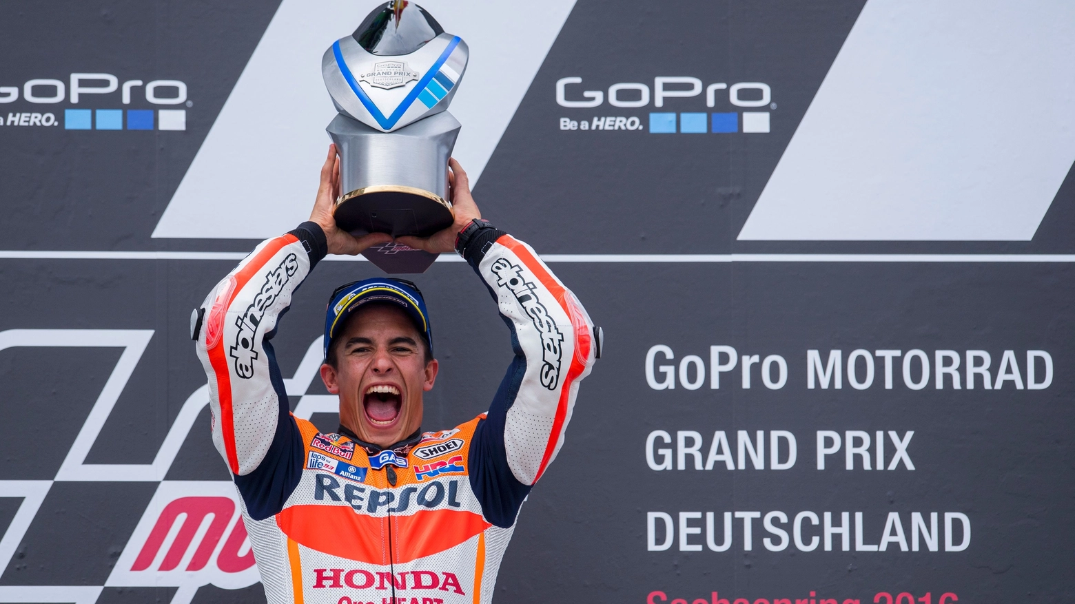 Marquez vince ed è padrone della MotoGp (AFP)