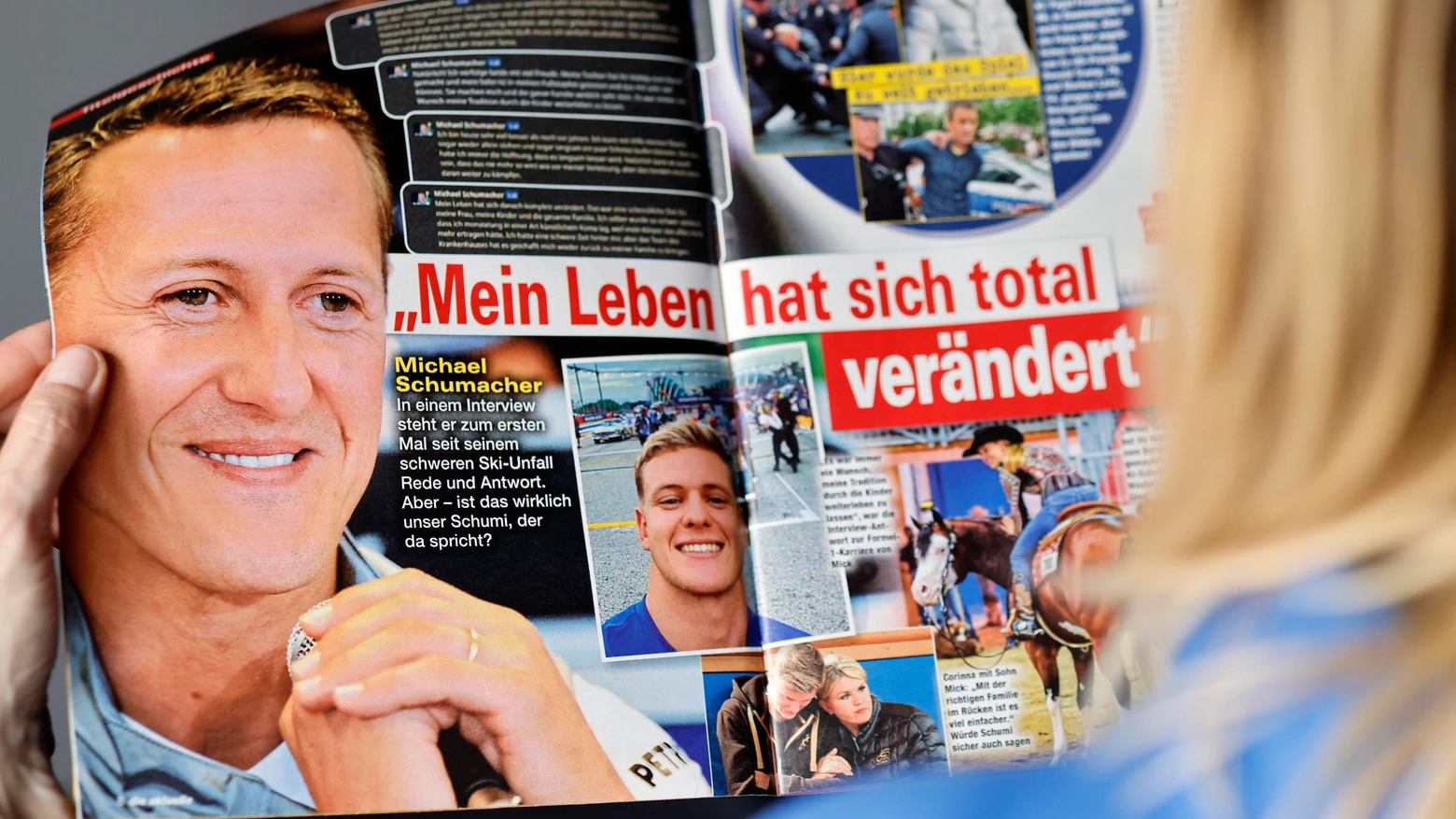 L'intervista falsa a Schumacher sul magazine tedesco Die Aktuelle