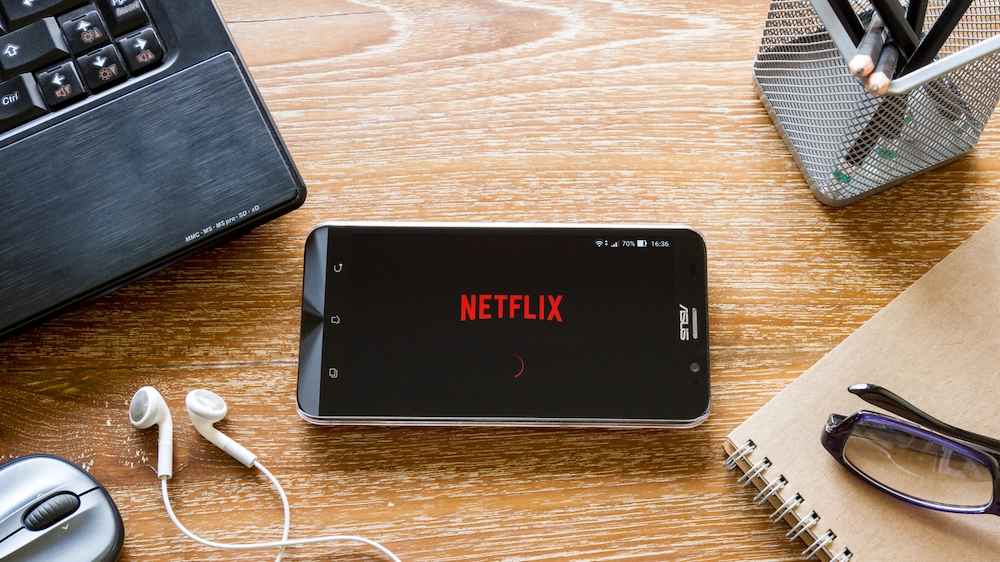 L'app di Netflix su smartphone