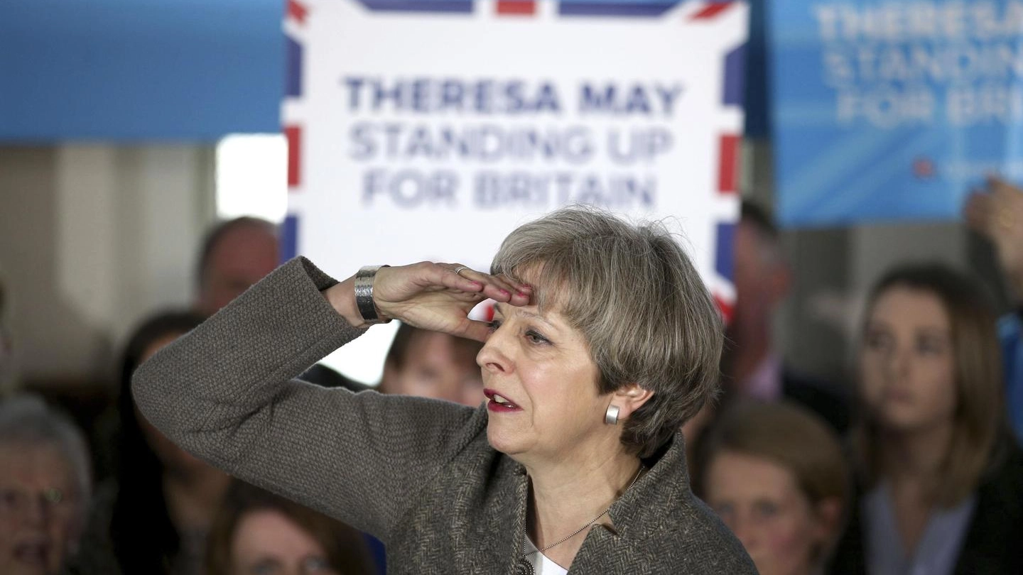 La premier britannica Theresa May (Ansa)