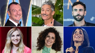 Chi sono i co-conduttori di Sanremo 2024: i “fantastici cinque”, da Mengoni a Fiorello