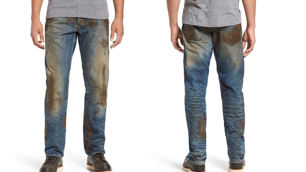 I jeans Barracuda, sporchi di fango – Foto: shop.nordstrom.com