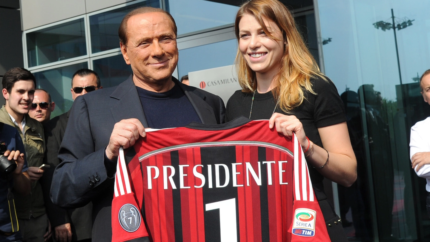 Silvio Berlusconi con la figlia Barbara (Newpress)