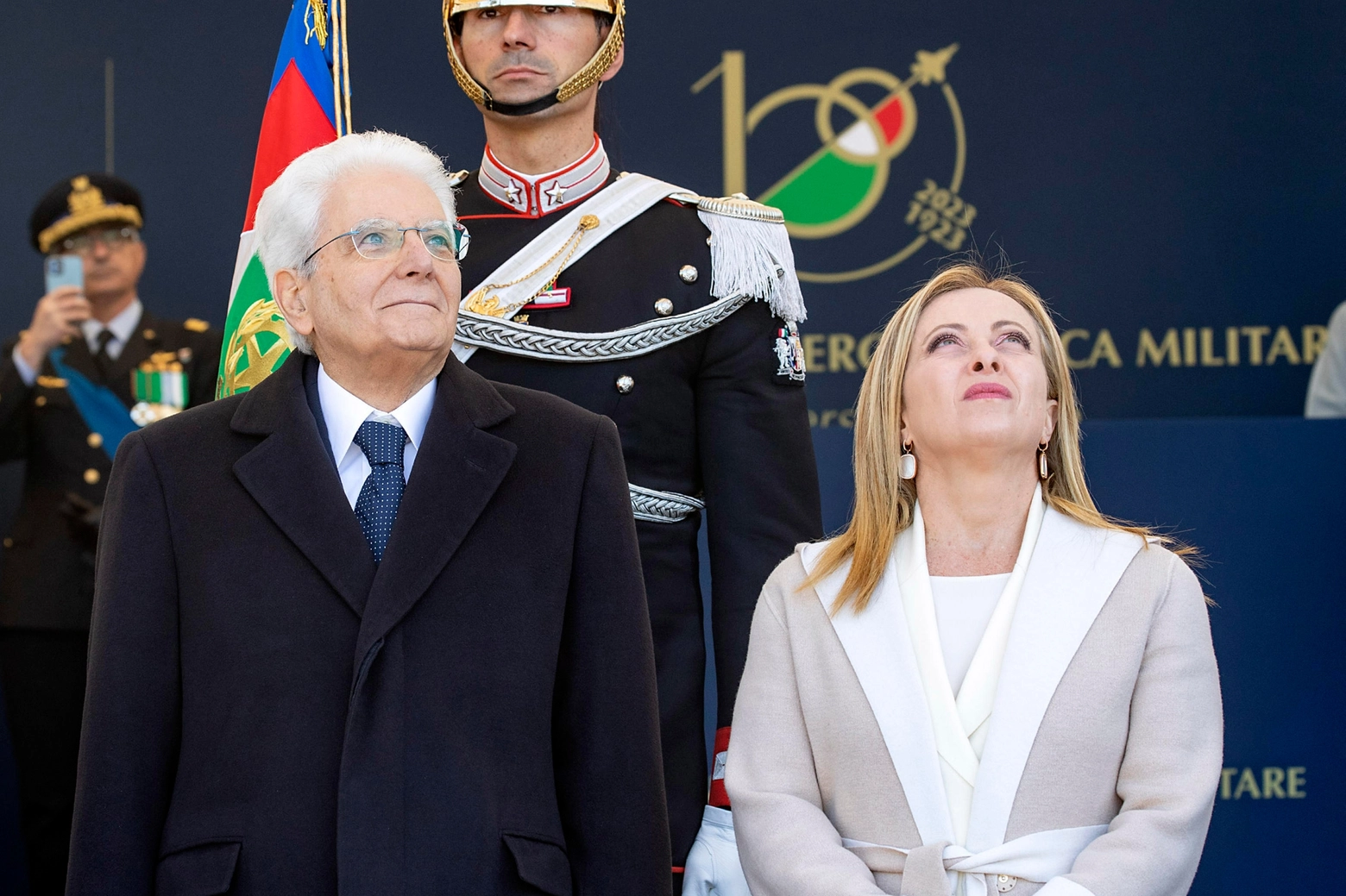 La premier Giorgia Meloni con il capo dello Stato, Sergio Mattarella