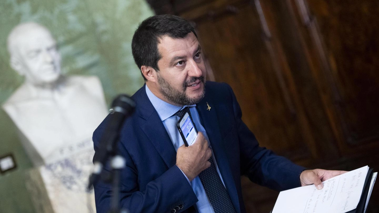 Il vicepremier Matteo Salvini (Ansa)