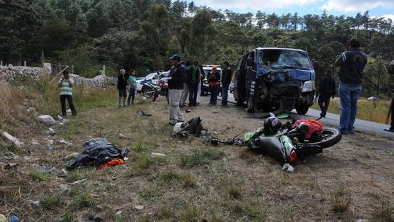 La scena dell'incidente nella foto de La Tribuna quotidiano dell'Honduras
