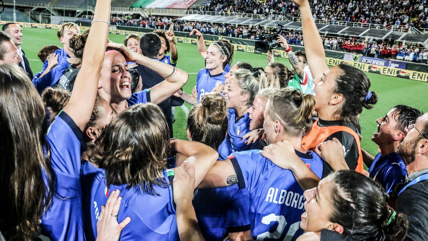 Calcio femminile, l'Italia è ai mondiali. Portogallo ko a Firenze (Foto Germogli)