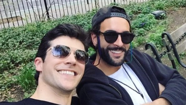 Roberto Bolle e Marco Mengoni (Instagram)