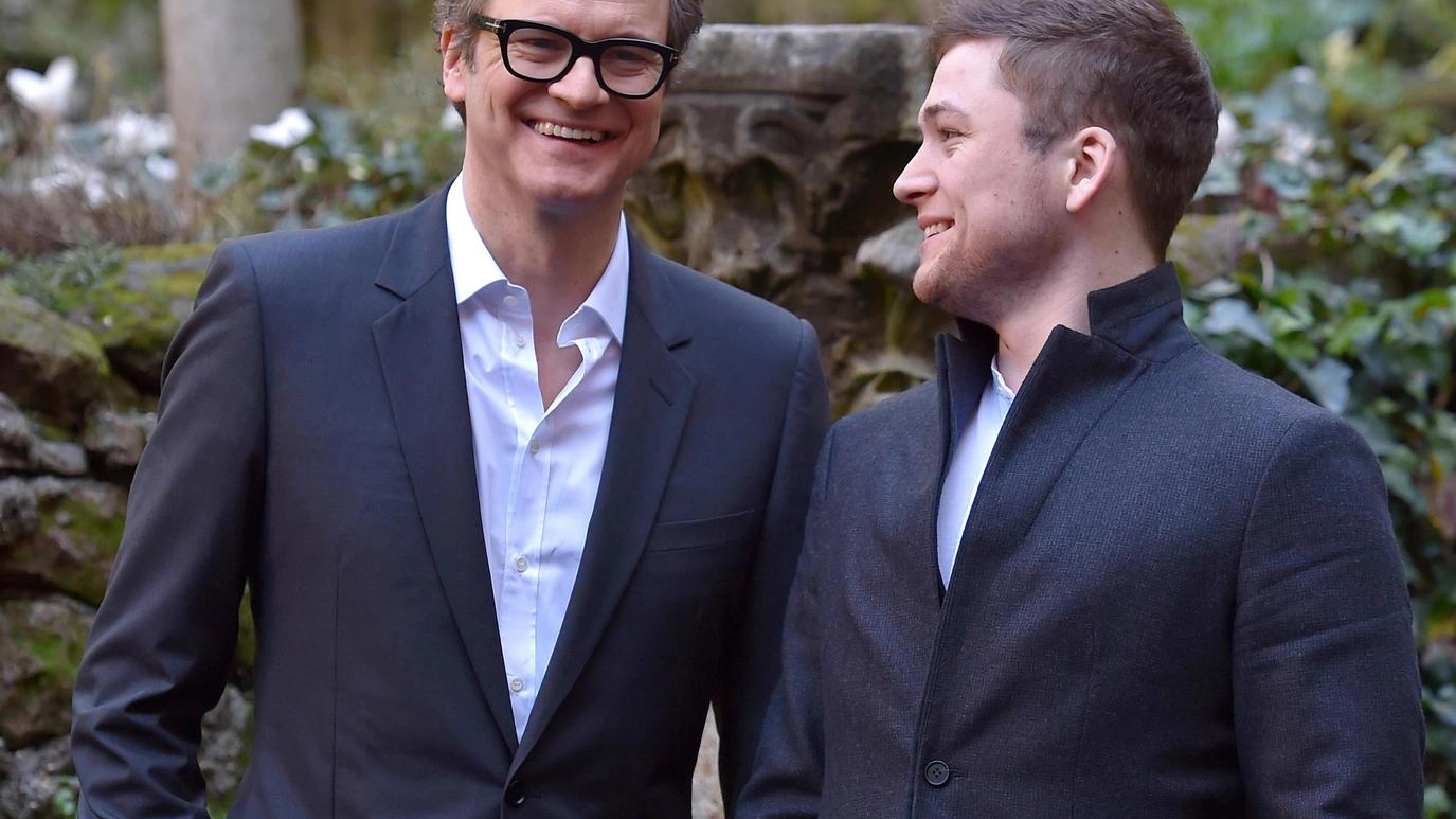 Colin Firth e Taron Egerton (Ansa)