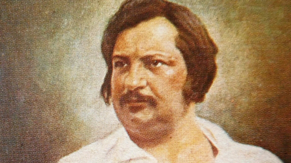 Ritratto di Honoré de Balzac da un dagherrotipo del 1842 (Foto: Wikipedia - Filo gèn)