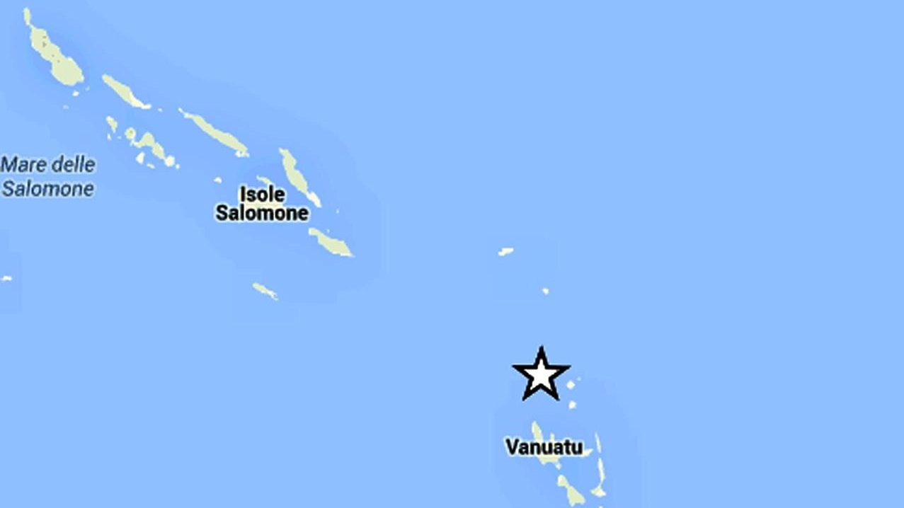 Terremoto alle isola Vanuatu (Ansa)