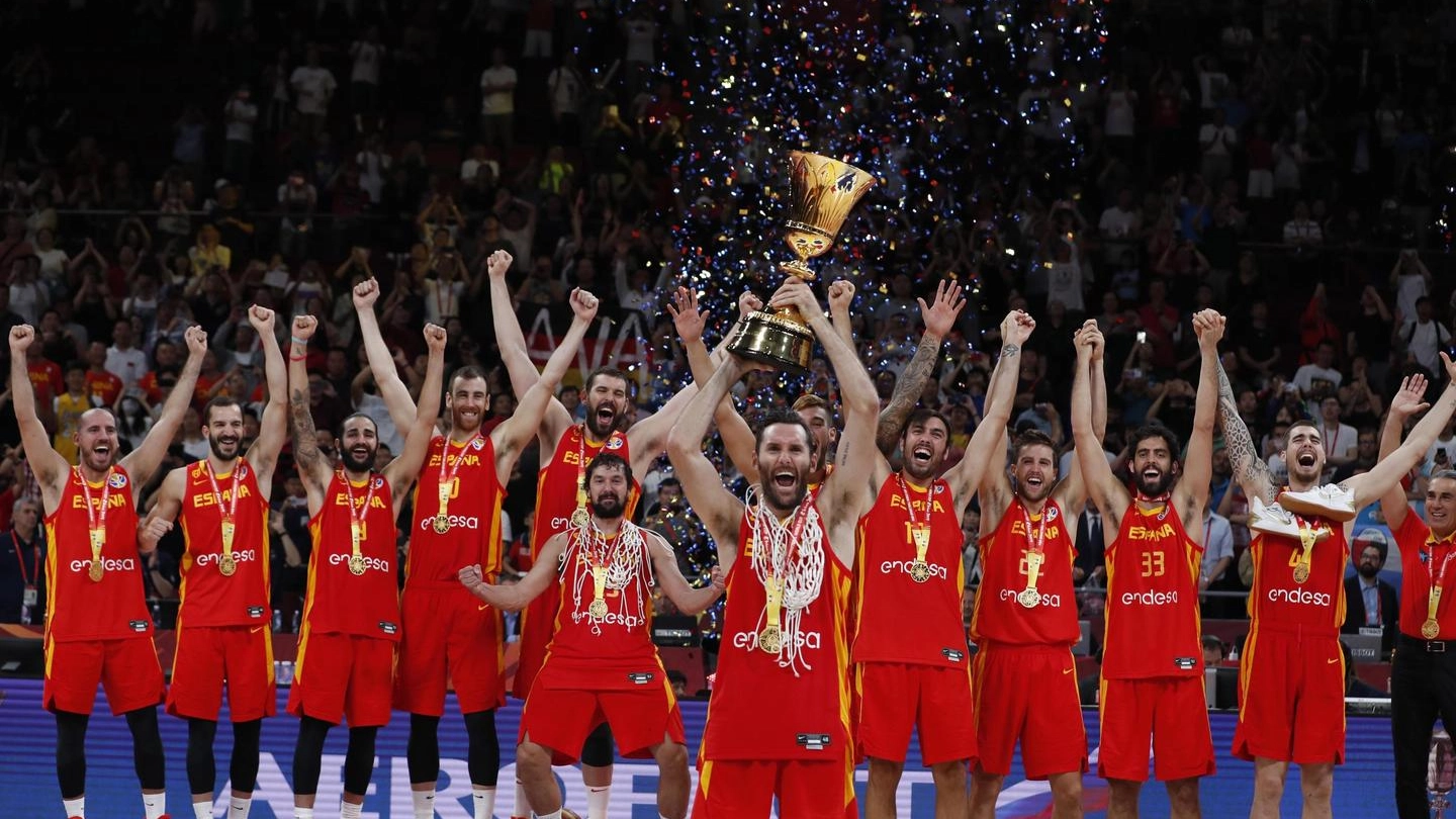 Spagna campione del mondo di basket (Ansa)