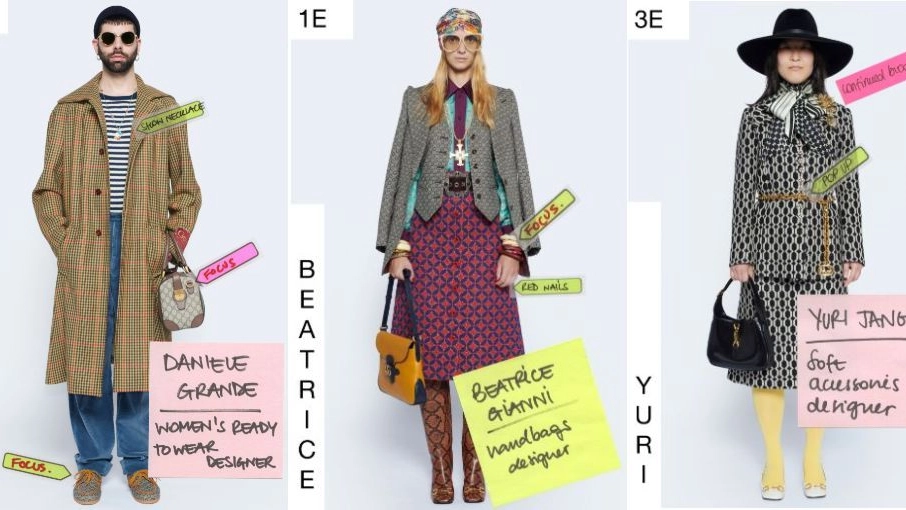 Gucci, i designer indossano la collezione Epilogue
