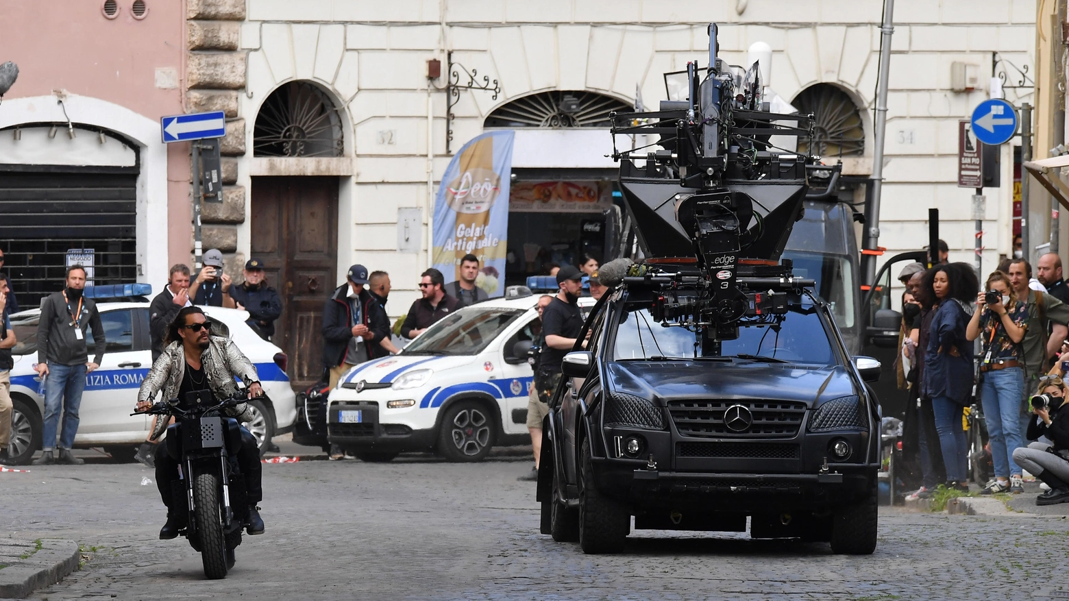 Riprese di Fast & Furious 10 nel centro di Roma